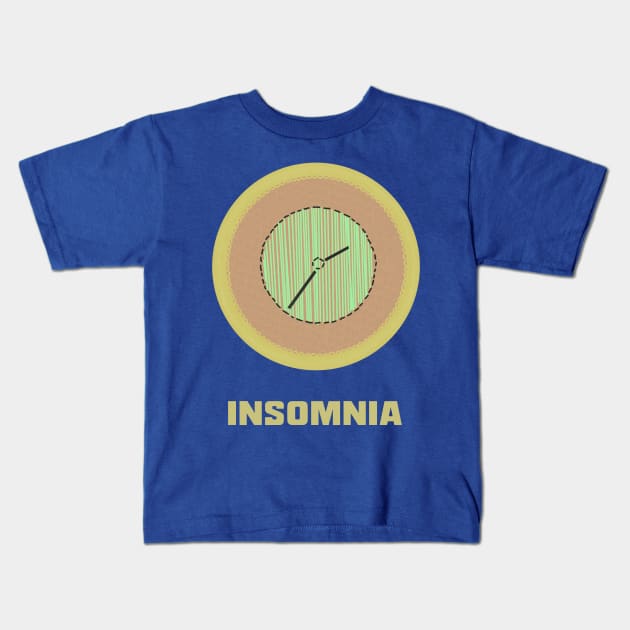 Merit Badge for Insomnia Kids T-Shirt by LochNestFarm